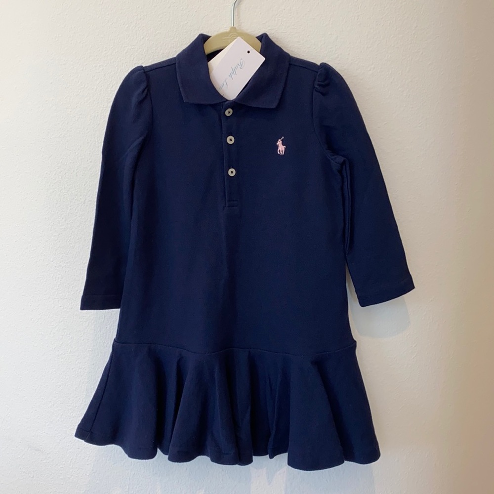 Ralph Lauren Navy Polo Dress - size 18 months